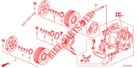 KLIMAANLAGE (COMPRESSEUR) für Honda CR-Z IMA BASE 3 Türen 6 gang-Schaltgetriebe 2012