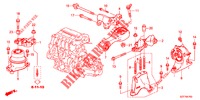 MOTORBEFESTIGUNGEN  für Honda CR-Z IMA BASE 3 Türen 6 gang-Schaltgetriebe 2012