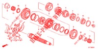 NEBENWELLE  für Honda CR-Z IMA BASE 3 Türen 6 gang-Schaltgetriebe 2012