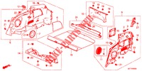 SEITENWANDVERKLEIDUNG(2D)  für Honda CR-Z IMA BASE 3 Türen 6 gang-Schaltgetriebe 2012