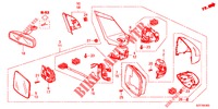 SPIEGEL/SCHIEBEDACH  für Honda CR-Z IMA BASE 3 Türen 6 gang-Schaltgetriebe 2012