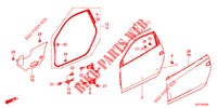 TUERTAFELN, VORNE(2D)  für Honda CR-Z IMA BASE 3 Türen 6 gang-Schaltgetriebe 2012