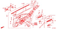 TUERVERKLEIDUNG, VORNE (LH) für Honda CR-Z IMA BASE 3 Türen 6 gang-Schaltgetriebe 2012