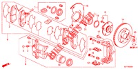 VORDERRADBREMSE  für Honda CR-Z IMA BASE 3 Türen 6 gang-Schaltgetriebe 2012