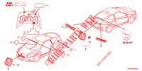 EMBLEME/WARNETIKETTEN  für Honda CR-Z IMA THIS IS 3 Türen 6 gang-Schaltgetriebe 2012