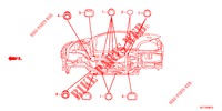 GUMMITUELLE (INFERIEUR) für Honda CR-Z IMA THIS IS 3 Türen 6 gang-Schaltgetriebe 2012