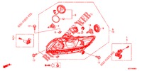 SCHEINWERFER  für Honda CR-Z IMA THIS IS 3 Türen 6 gang-Schaltgetriebe 2012