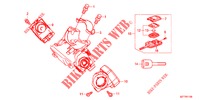 SCHLIESSZYLINDER KOMPONENTEN  für Honda CR-Z IMA THIS IS 3 Türen 6 gang-Schaltgetriebe 2012