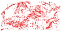 BODEN/INNENBLECHE  für Honda CR-Z IMA BASE 3 Türen 6 gang-Schaltgetriebe 2013