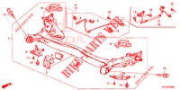 HINTERRADACHSE  für Honda CR-Z IMA BASE 3 Türen 6 gang-Schaltgetriebe 2013