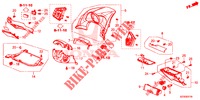 INSTRUMENT, ZIERSTUECK (COTE DE CONDUCTEUR) (LH) für Honda CR-Z IMA BASE 3 Türen 6 gang-Schaltgetriebe 2013