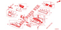 INSTRUMENT, ZIERSTUECK (COTE DE PASSAGER) (LH) für Honda CR-Z IMA BASE 3 Türen 6 gang-Schaltgetriebe 2013