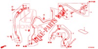 KLIMAANLAGE (FLEXIBLES/TUYAUX) (LH) für Honda CR-Z IMA BASE 3 Türen 6 gang-Schaltgetriebe 2013