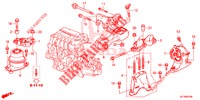 MOTORBEFESTIGUNGEN (MT) für Honda CR-Z IMA BASE 3 Türen 6 gang-Schaltgetriebe 2013