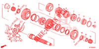 NEBENWELLE  für Honda CR-Z IMA BASE 3 Türen 6 gang-Schaltgetriebe 2013