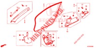 SAEULENZIERSTUECK (LH) für Honda CR-Z IMA BASE 3 Türen 6 gang-Schaltgetriebe 2013
