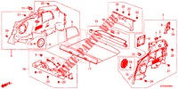 SEITENWANDVERKLEIDUNG(2D)  für Honda CR-Z IMA BASE 3 Türen 6 gang-Schaltgetriebe 2013