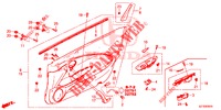 TUERVERKLEIDUNG, VORNE (LH) für Honda CR-Z IMA BASE 3 Türen 6 gang-Schaltgetriebe 2013