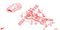 VORDERER HILFSRAHMEN  für Honda CR-Z IMA BASE 3 Türen 6 gang-Schaltgetriebe 2013