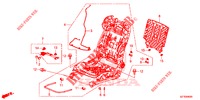 VORNE SITZKOMPONENTEN (D.) (SIEGE REGLAGE MANUEL) für Honda CR-Z IMA BASE 3 Türen 6 gang-Schaltgetriebe 2013