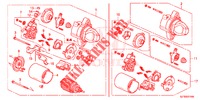 ANLASSERKOMPONENTE (MITSUBA) für Honda CR-Z IMA THIS IS 3 Türen 6 gang-Schaltgetriebe 2013