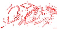 AUSSENBLECHE/TAFEL, HINTEN  für Honda CR-Z IMA THIS IS 3 Türen 6 gang-Schaltgetriebe 2013