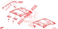 DACHVERKLEIDUNG  für Honda CR-Z IMA THIS IS 3 Türen 6 gang-Schaltgetriebe 2013