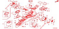 KONSOLE ( '15) für Honda CR-Z IMA THIS IS 3 Türen 6 gang-Schaltgetriebe 2013