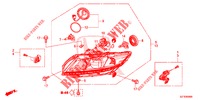 SCHEINWERFER  für Honda CR-Z IMA THIS IS 3 Türen 6 gang-Schaltgetriebe 2013