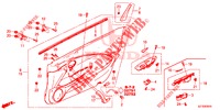 TUERVERKLEIDUNG, VORNE (LH) für Honda CR-Z IMA THIS IS 3 Türen 6 gang-Schaltgetriebe 2013
