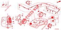 ANTENNE/LAUTSPRECHER (LH) für Honda CR-Z 1.5 GT 3 Türen 6 gang-Schaltgetriebe 2013