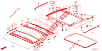 DACHVERKLEIDUNG/SONNENBLENDE/SCHIEBEFENSTER  für Honda CR-Z 1.5 GT 3 Türen 6 gang-Schaltgetriebe 2013