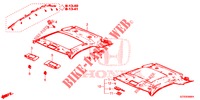 DACHVERKLEIDUNG  für Honda CR-Z 1.5 GT 3 Türen 6 gang-Schaltgetriebe 2013