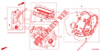 DICHTUNG SATZ/ GETRIEBE KOMPL.  für Honda CR-Z 1.5 GT 3 Türen 6 gang-Schaltgetriebe 2013