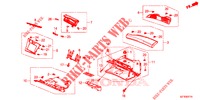 INSTRUMENT, ZIERSTUECK (COTE DE PASSAGER) (LH) für Honda CR-Z 1.5 GT 3 Türen 6 gang-Schaltgetriebe 2013