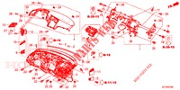 INSTRUMENTENBRETT, OBEN (LH) für Honda CR-Z 1.5 GT 3 Türen 6 gang-Schaltgetriebe 2013