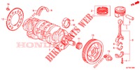 KURBELWELLE/KOLBEN  für Honda CR-Z 1.5 GT 3 Türen 6 gang-Schaltgetriebe 2013