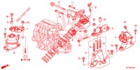 MOTORBEFESTIGUNGEN (MT) für Honda CR-Z 1.5 GT 3 Türen 6 gang-Schaltgetriebe 2013