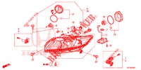 SCHEINWERFER (HID) für Honda CR-Z 1.5 GT 3 Türen 6 gang-Schaltgetriebe 2013