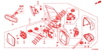 SPIEGEL/SCHIEBEDACH  für Honda CR-Z 1.5 GT 3 Türen 6 gang-Schaltgetriebe 2013