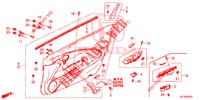 TUERVERKLEIDUNG, VORNE (LH) für Honda CR-Z 1.5 GT 3 Türen 6 gang-Schaltgetriebe 2013