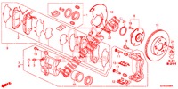 VORDERRADBREMSE ( '15) für Honda CR-Z 1.5 GT 3 Türen 6 gang-Schaltgetriebe 2013