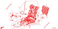 VORNE SITZKOMPONENTEN (D.) (SIEGE REGLAGE MANUEL) für Honda CR-Z 1.5 GT 3 Türen 6 gang-Schaltgetriebe 2013