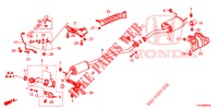 AUSPUFFROHR/SCHALLDAEMPFER (1.5L) für Honda HR-V 1.5 ELEGANCE 5 Türen 6 gang-Schaltgetriebe 2017