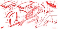 AUSSENBLECHE/TAFEL, HINTEN  für Honda HR-V 1.5 ELEGANCE 5 Türen 6 gang-Schaltgetriebe 2017
