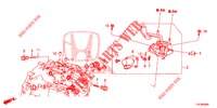 SCHALTHEBEL(MT)  für Honda HR-V 1.5 ELEGANCE 5 Türen 6 gang-Schaltgetriebe 2017