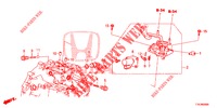 SCHALTHEBEL(MT)  für Honda HR-V 1.5 ELEGANCE 5 Türen 6 gang-Schaltgetriebe 2018