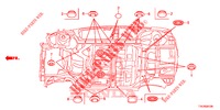 GUMMITUELLE (INFERIEUR) für Honda HR-V 1.5 ELEGANCE 5 Türen 6 gang-Schaltgetriebe 2016