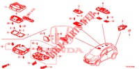 INNENLEUCHTE  für Honda HR-V 1.5 ELEGANCE 5 Türen 6 gang-Schaltgetriebe 2016