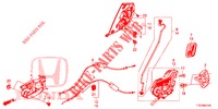 TUERSCHLOESSER, HINTEN/AEUSSERER GRIFF  für Honda HR-V 1.5 ELEGANCE 5 Türen 6 gang-Schaltgetriebe 2016